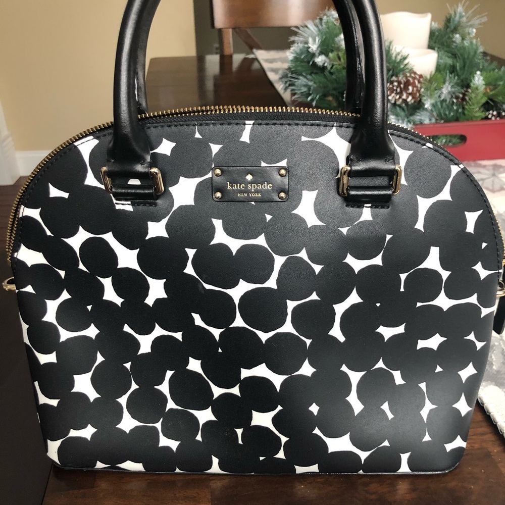 Black and White Kate Spade handbag.
